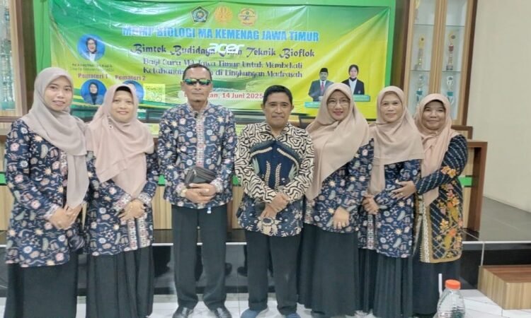 Guru Biologi MAN 2 Gresik Ikuti Bimtek Budidaya Ikan Teknik Bioflok Tingkatkan kompetensi di Bidang Kemandirian Pangan