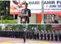 Kapolres Gresik Tekankan Penguatan Nilai Ideologi saat Pimpin Upacara Hari Lahir Pancasila