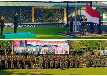 Kodim 0817/Gresik Gelar Upacara Peringatan Hari Lahir Pancasila “Memperkokoh Ideologi Pancasila Menuju Indonesia Raya”