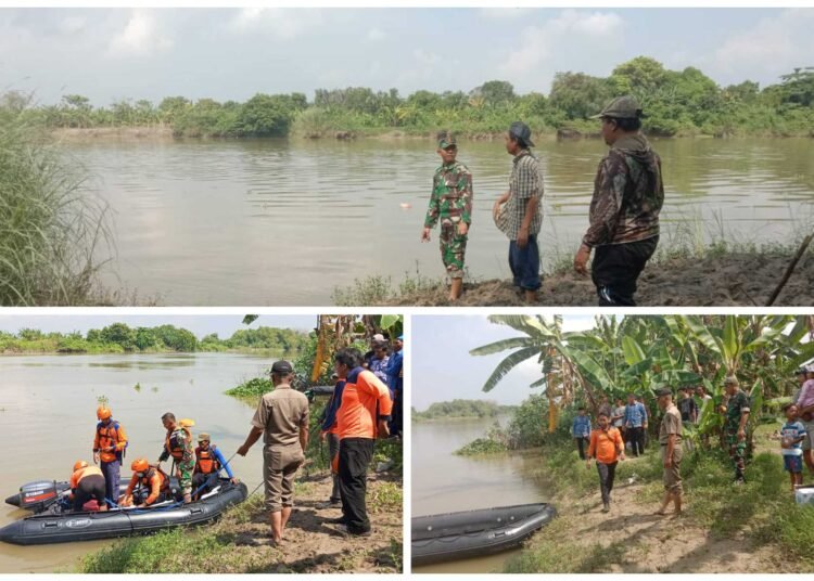 Bocah 9 Tahun Diduga Tenggelam di Bengawan Solo Dukun Sejak Sabtu Pagi hingga Kini Belum Ditemukan