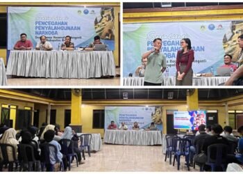 Sayangi Generasi Muda, Pemdes Domas Menganti Gandeng BNNK Gresik Gelar Sosialisasi Bahaya Narkoba