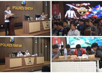 Polres Gresik Ajak Remaja Jauhi Narkoba Lewat Turnamen Esports Sambut HUT Bhayangkara ke-79