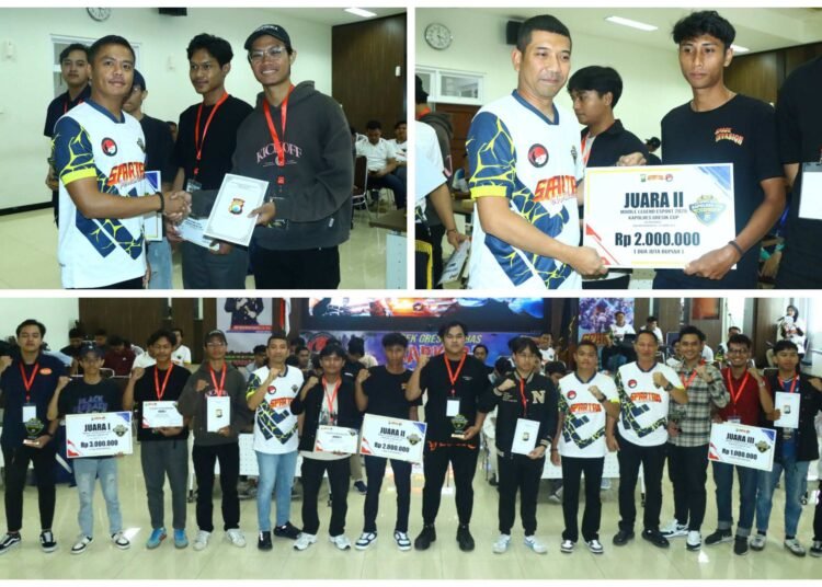 Meriah !! Esport Kapolres Gresik Cup 2025 Hari Bhayangkara Bertabur Hadiah