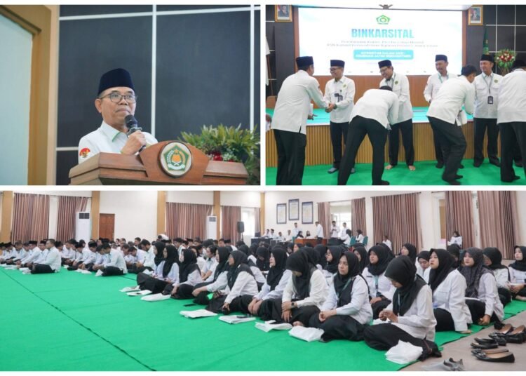 Hari Pertama Usai Bertugas Haji, Kakanwil Kemenag Jatim Langsung Berikan Pembinaan ASN