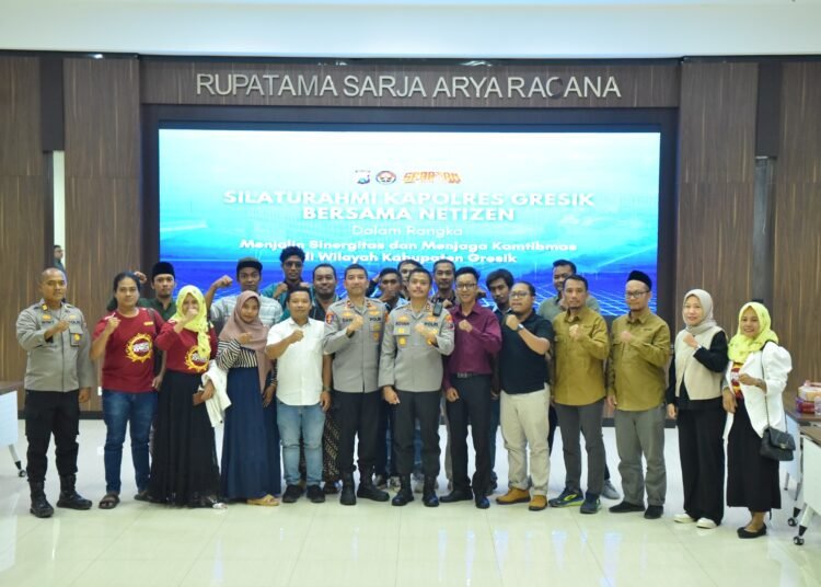 Kapolres Gresik Ajak Pegiat Medsos Bersinergi Jaga Kamtibmas dan Tangkal Hoaks