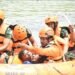 Kodim 0817/Gresik Gelar Latihan Penanggulangan Bencana Banjir di Kedamean