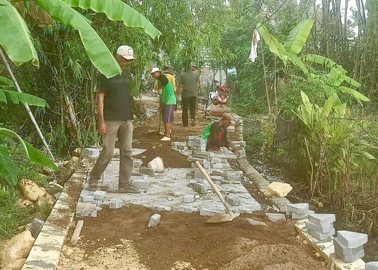 Permudah Akses Pertanian, Pemdes Dungus Cerme Tuntaskan Pembangunan Jalan Usaha Tani Baru secara Swakelola