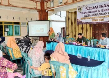 Patut Dicontoh !! Pemdes Guranganyar Cerme Edukasi Pola Hidup Sehat Agar Warga Bebas Stunting dan Penyakit Menular