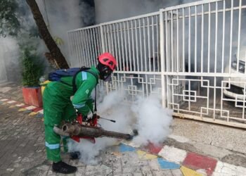 6 Warga Terserang Demam Berdarah, Pemdes Sekarkurung Kebomas Fogging Serentak