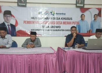 Dukung Nawa Karsa Gus Yani – dr. Alif, Pemdes Srowo Sidayu Dirikan Koperasi Desa Merah Putih