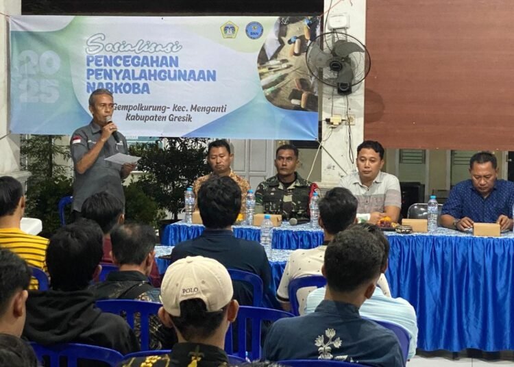 Camat Menganti Apresiasi Ikhtiar Pemdes Gempolkurung Gandeng BNN Gresik Perangi Narkoba
