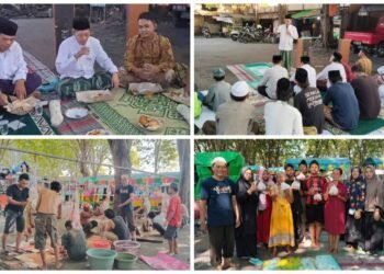 Usai Salat Ied Bareng Kiai Farid, Warga Kampung Anjal Gresik Dapat Daging Kurban dari PWI, YDSF, dan Nurul Hayat