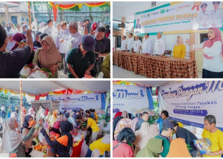 Ringankan Biaya Hidup Masyarakat, Pemkab Gresik Gelar Gerakan Pangan Murah