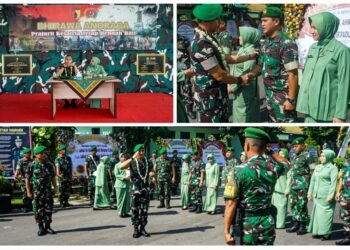 Resmi Jabat Dandim 0817/Gresik, Letkol Inf Fadly Subur Karamaha Disambut Hangat di Makodim
