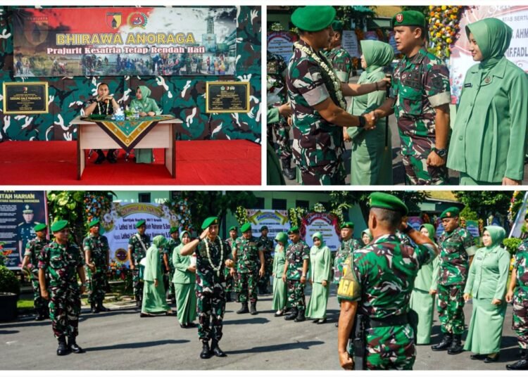 Resmi Jabat Dandim 0817/Gresik, Letkol Inf Fadly Subur Karamaha Disambut Hangat di Makodim