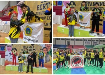 Joosss !! Kontingen Gresik Sabet 4 Emas 1 Perunggu Cabor IBCA MMA Porprov IX Jatim