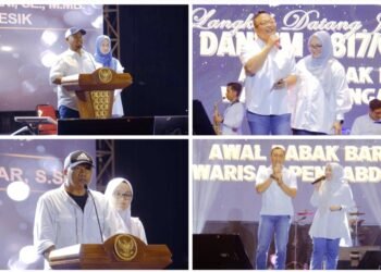 Bupati Gus Yani dan Wabup dr. Alif Kompak Ucapkan Terima Kasih kepada Letkol Ahmad Saleh Rahanar dan Selamat Datang untuk Dandim Gresik Baru