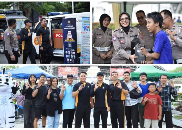 Kapolres Gresik Turun Langsung Gelar CFD Berikan Pelayanan Terbaik dan Jalin Keakraban Bersama Masyarakat
