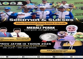 Semangat Membara, Siswa MAN 2 Gresik Kembali Persembahkan Medali di Ajang PORPROV Jatim IX 2025
