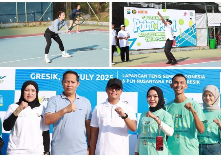 Gelar Turnamen Tenis Kapolres Gresik Cup 2025, AKBP Rovan: Wadah Pererat Silaturahmi