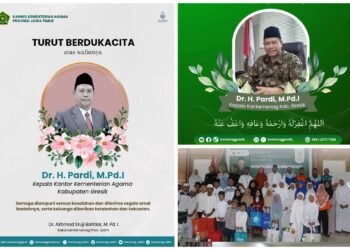 Jelang Tutup Usia, Kepala Kemenag Gresik H Pardi Luncurkan Program “Jejak Keabadian Zakat dan Wakaf” serta Santuni 1000 Anak Yatim & Penyandang Disabilitas