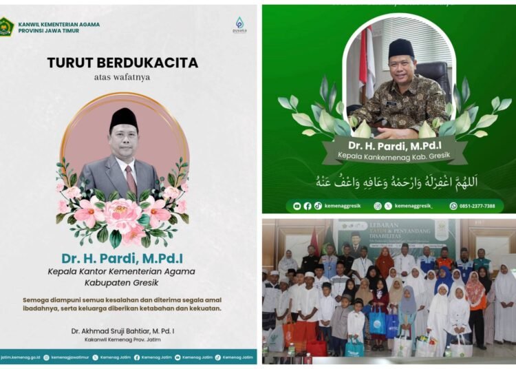 Jelang Tutup Usia, Kepala Kemenag Gresik H Pardi Luncurkan Program “Jejak Keabadian Zakat dan Wakaf” serta Santuni 1000 Anak Yatim & Penyandang Disabilitas