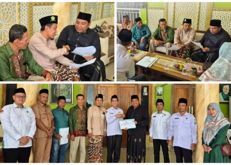 Subhanallah !! Difasilitasi Kepala KUA Bungah, KH. Muhammad Zainuri Makruf Wakafkan 10 Bidang Tanah