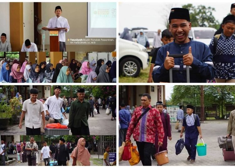 Ratusan Santri Baru Calon Ulama Masa Depan Penuh Bahagia Menimba Ilmu di Pondok Pesantren Refah Islami