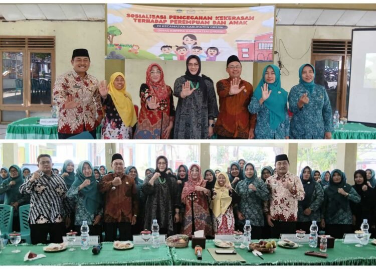 Kadis KBPPPA Membersamai Istri Wabup Gresik Gelar Sosialisasi Pencegahan Kekerasan terhadap Perempuan dan Anak