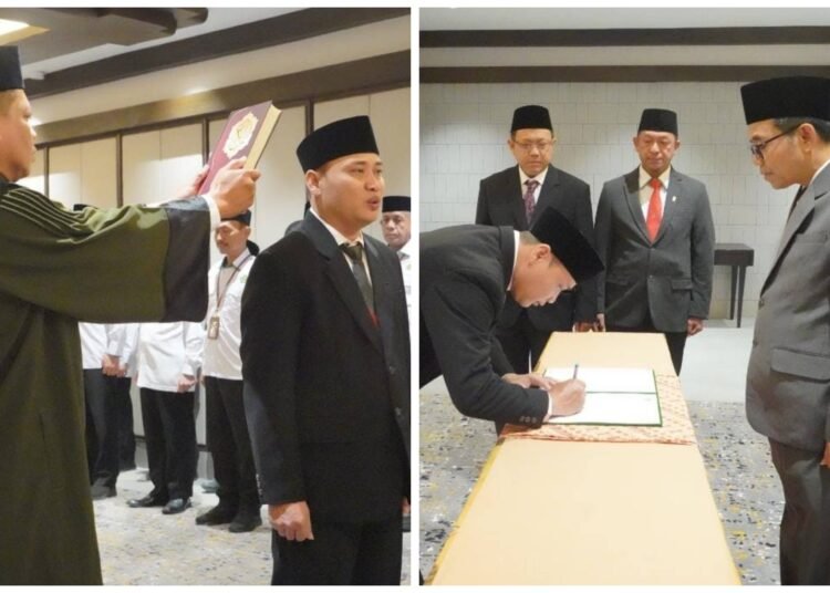 Lantik Kepala Madrasah, Kakanwil Sebut Berkat Campur Tangan Allah Bukan Campur Tangan Manusia
