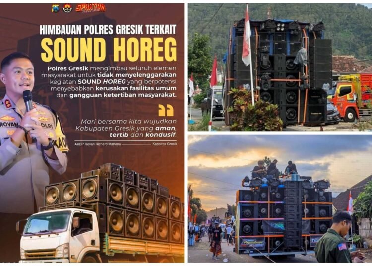Tegas !! Kapolres Gresik Larang Penggunaan Sound Horeg Demi Ciptakan Situasi Aman, Tertib dan Kondusif