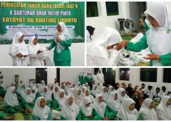 Fatayat NU Lowayu Santuni 41 Anak Yatim di Momen Tahun Baru Islam 1447 Hijriah