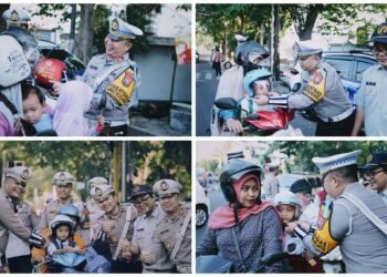 Istimewa !! Kasat Lantas Polres Gresik Pimpin Langsung Operasi Patuh Semeru 2025 dengan Sentuhan Humanis