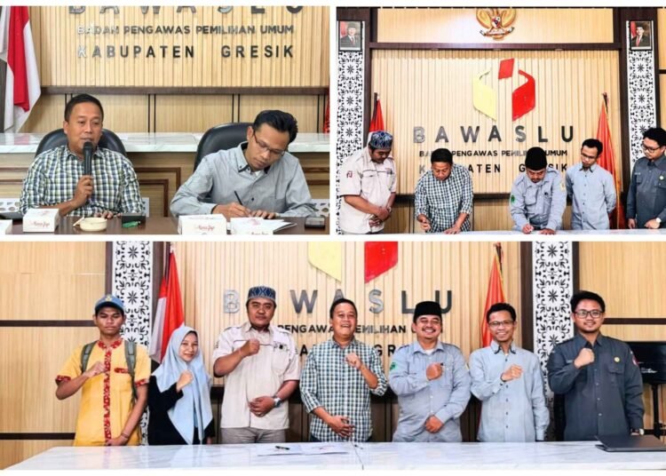 Istimewa !! Bawaslu dan SMK Nurul Islam Gresik Jalin Kerja Sama Perkuat Pendidikan Politik Bagi Pemilih Pemula