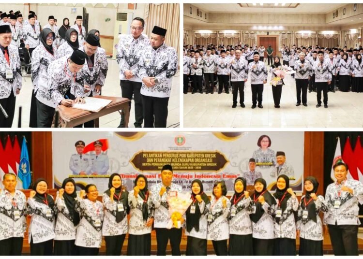 Resmi Dilantik, H Beri Avita Prasetiya, M.Pd Siap Jadikan PGRI Rumah Besar bagi Seluruh Guru di Kabupaten Gresik