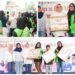 Jumat Berkah, Puluhan Perempuan Ojol Terharu Dapat Bantuan Sembako dari Petrokimia Gresik