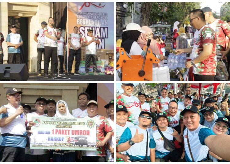 Ikut Jalan Sehat Peringati Hari Koperasi, Yuk Sri Dapat Hadiah Umroh ke Tanah Suci