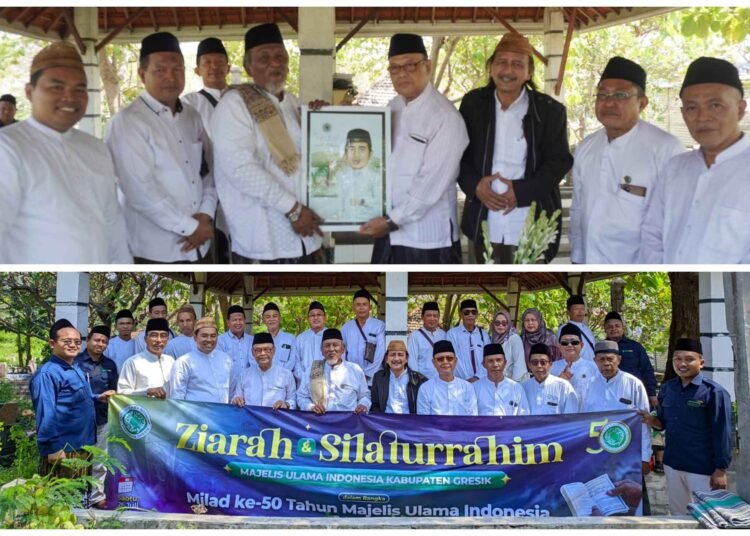 Milad ke-50, Ketua MUI Gresik Pimpin Ziarah ke Makam Para Pendahulu dari Masa ke Masa