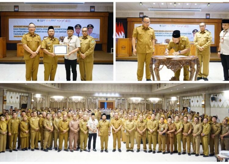 Bupati dan Wabup Gresik Resmi Luncurkan Penerapan Manajemen Talenta ASN Tahun 2025