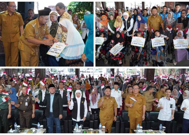 Pemkab Gresik dan Pemprov Jatim Gelontor Bantuan Senilai Rp5,8 Miliar untuk Warga Kurang Mampu, Lansia, Disabilitas, hingga Pelaku UMKM