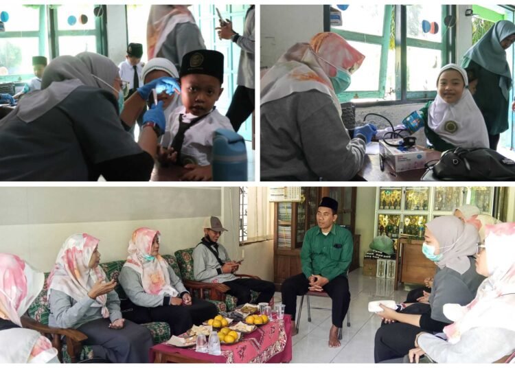 Ratusan Siswa MI Alkarimi Tebuwung Dukun Dapat Pemeriksaan Kesehatan Gratis dari Puskesmas Mentaras