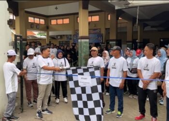 Kreatif dan Inovatif !! Pemdes Hulaan Menganti Perangi Narkoba Lewat Gelaran “Hulaan Fun Run 2025 Together Againt Drugs”