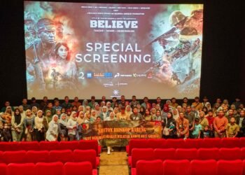 Kobarkan Semangat Juang, Dandim 0817/Gresik Ajak Prajurit dan Masyarakat Nobar Film “Believe: Takdir, Mimpi dan Keberanian”