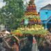 Tradisi Sedekah Bumi Kirab Lima Tumpeng Raksasa Jadi Rebutan Warga Cagakagung Cerme