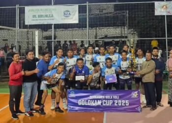 Jooss !! Tim Voli Putra “Bintang 9” Desa Bolo Ujungpangkah Sabet Juara 1 Turnamen Golokan Cup 2025