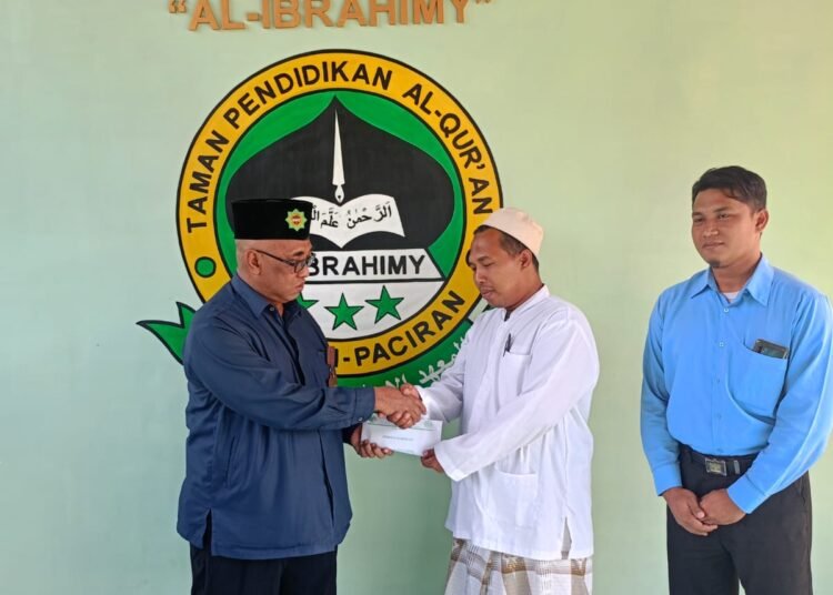 BMT Mandiri Sejahtera Jawa Timur Kembali Salurkan Bantuan untuk Pembangunan TPQ Al-Ibrahimy