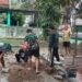 Istimewa !! Tanggalkan Senjata, Prajurit Koramil 0817/10 Benjeng Bangun Musala Bersama Warga