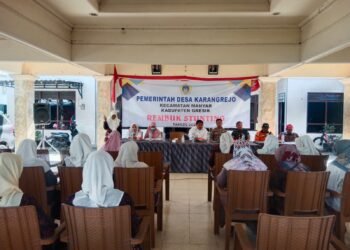 Tingkatkan Kualitas Kesehatan Masyarakat, Pemdes Karangrejo Manyar Gelar Rembuk Stunting