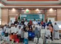 Peaceful Muharram, Kemenag Gresik Santuni 1000 Anak Yatim dan Difabel sekaligus Launching Program “Jejak Keabadian Zakat dan Wakaf”