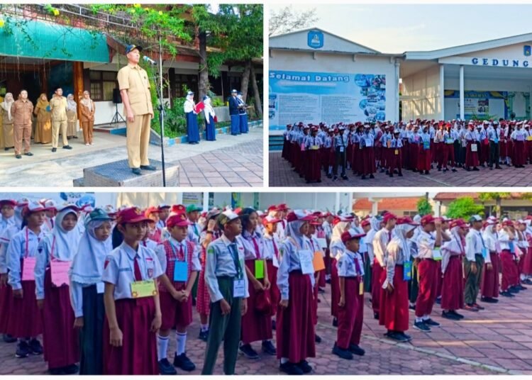 MPLS Ramah, Civitas Akademika UPT SMPN 4 Gresik Sambut Murid Baru Penuh Cinta